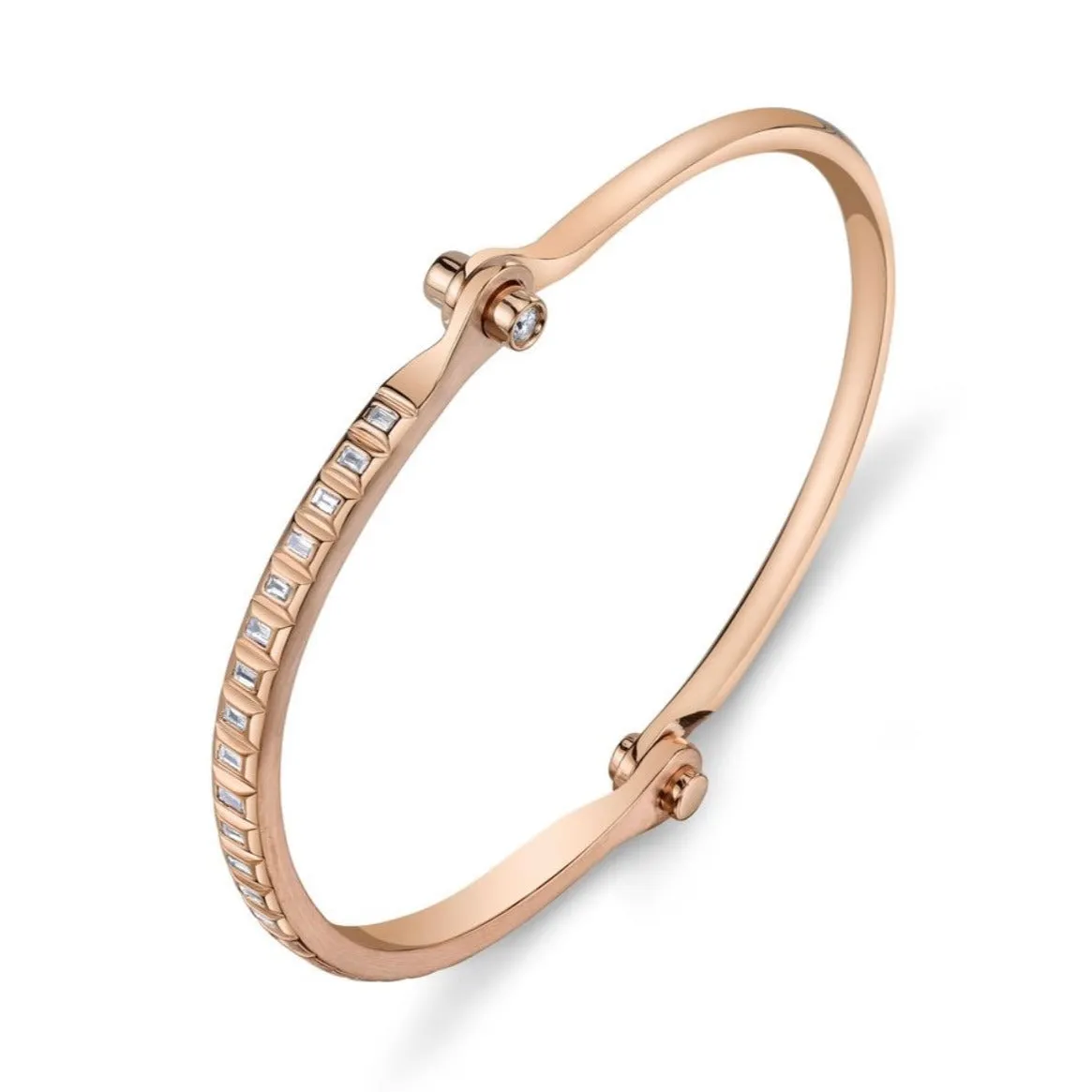Baguette Handcuff in 18K Gold