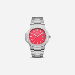 Bape Type 10 Watch Silver/Pink