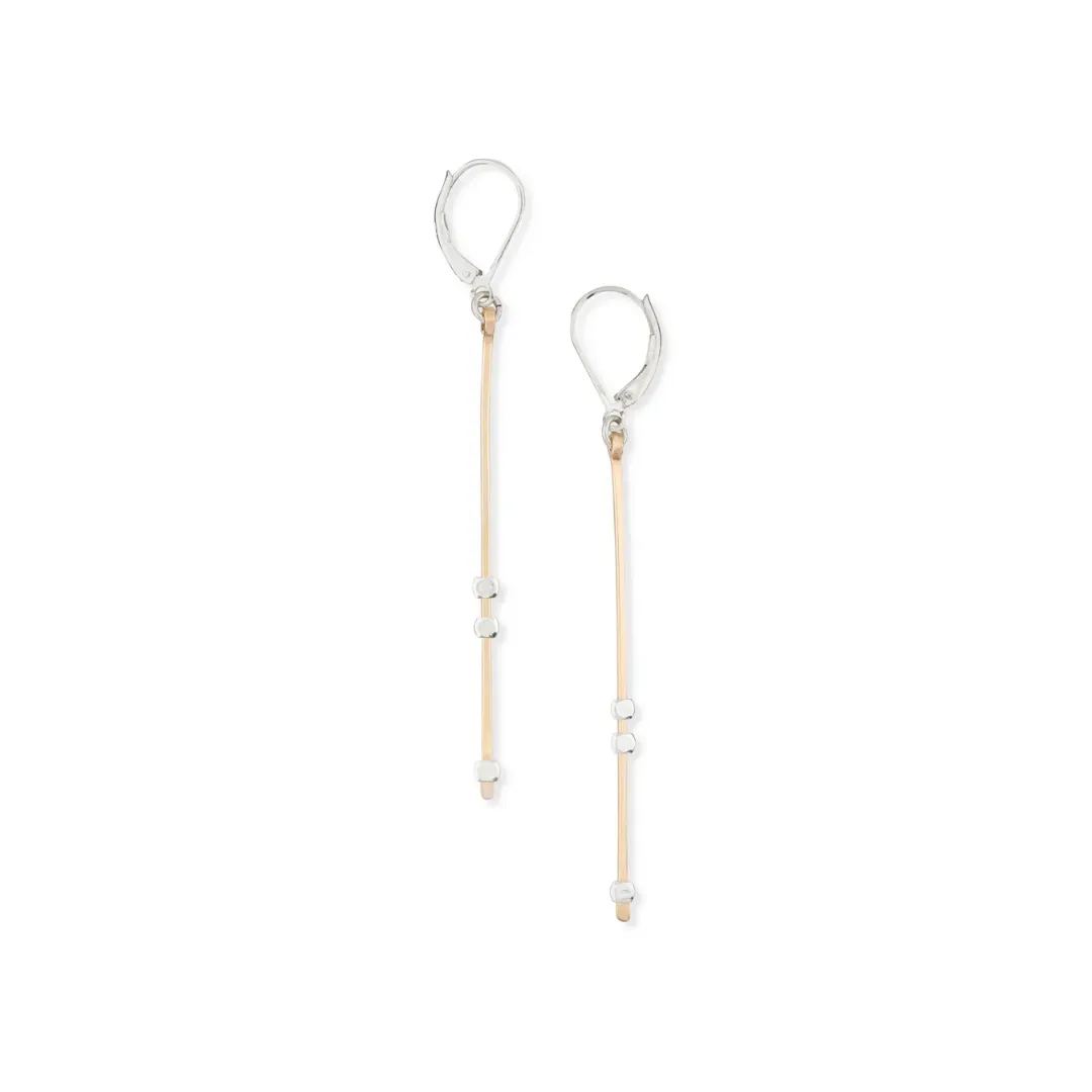 Beam Long Bar Earrings