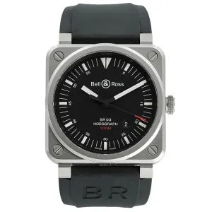 Bell & Ross BR-03 Horograph Stainless Steel 42mm Box BR0392-HOR-BLC/SRB