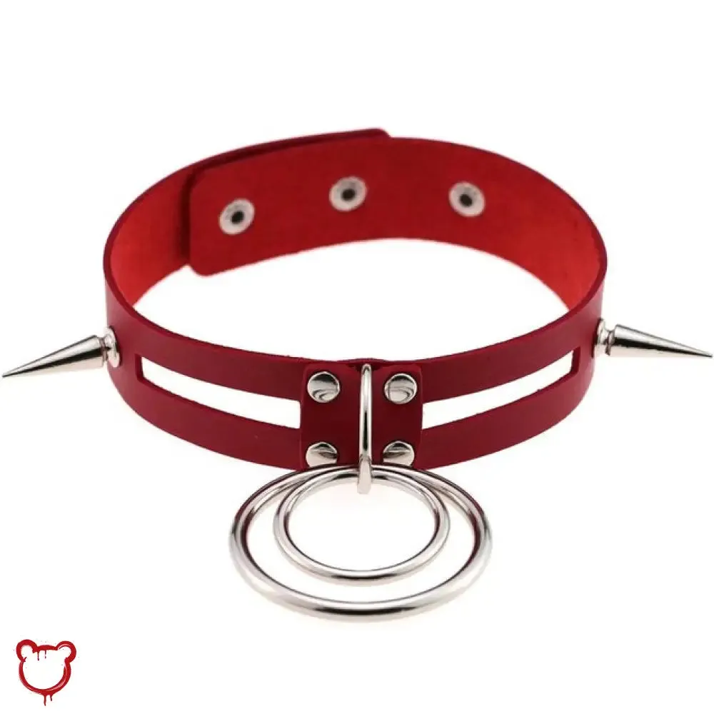 Black Spike Choker (11 Shades)