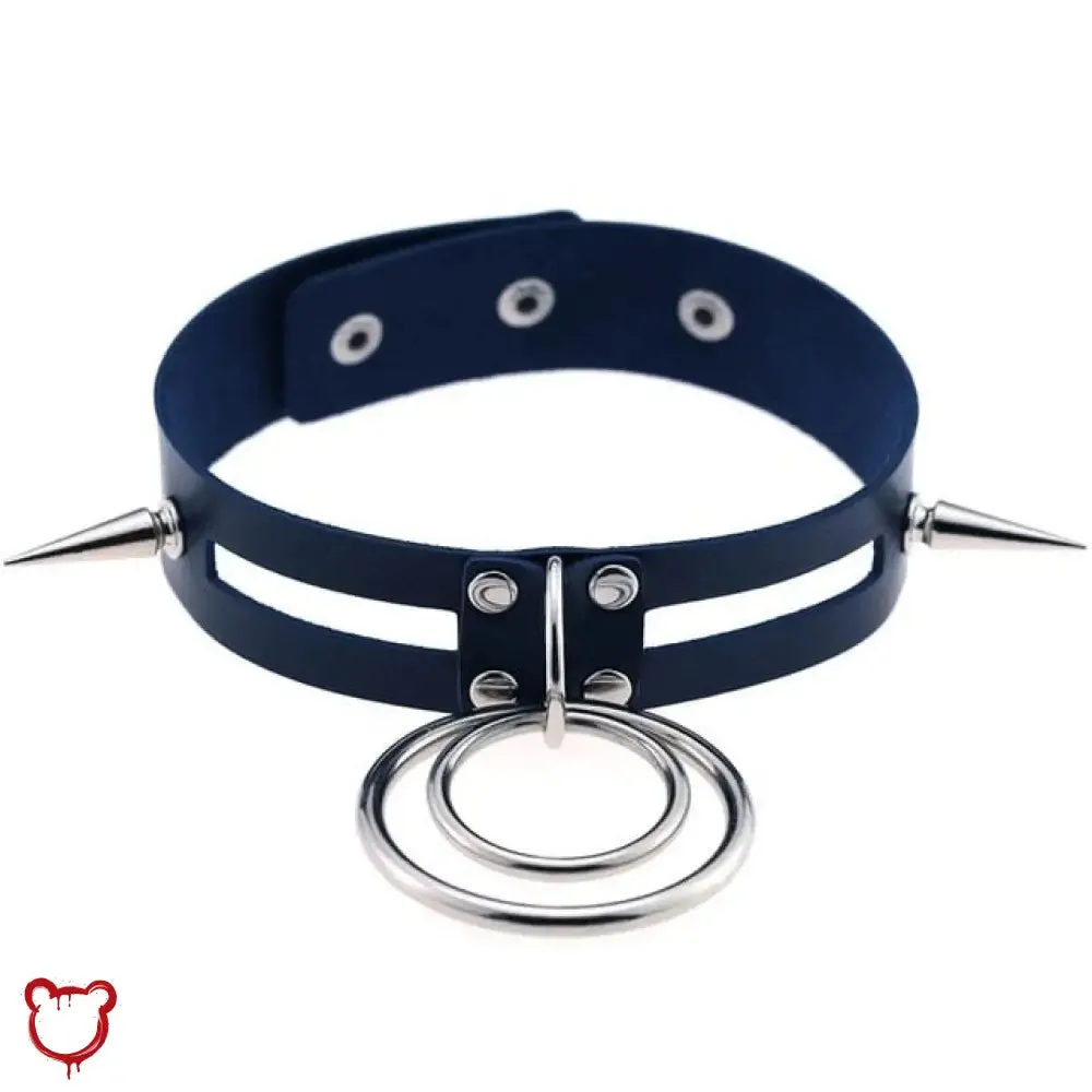 Black Spike Choker (11 Shades)