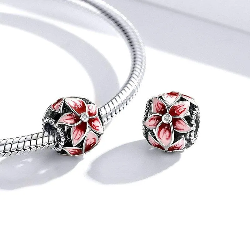 Blooming Flower Bead Charm