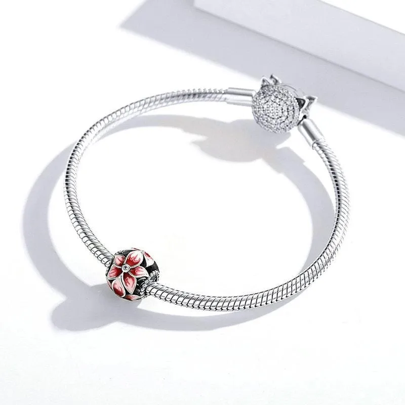 Blooming Flower Bead Charm