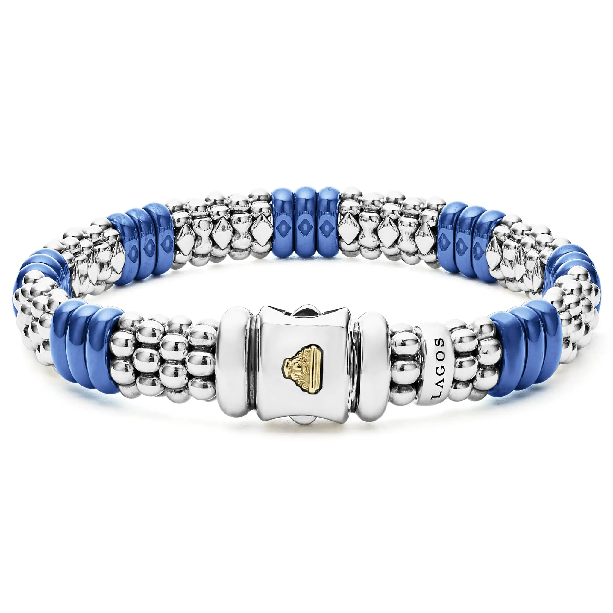 Blue Caviar Ultramarine Ceramic Caviar Beaded Bracelet | 9mm