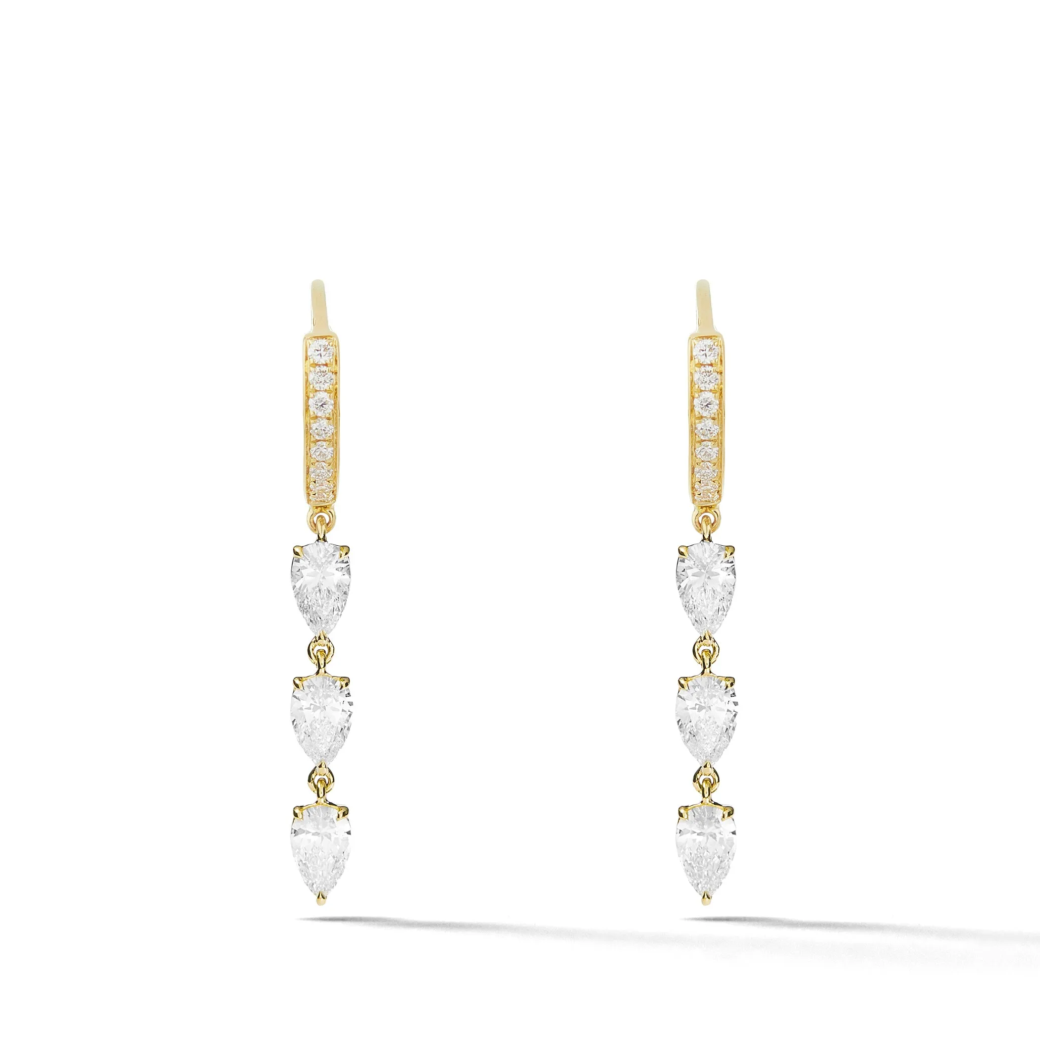 Boa III Earrings in Yellow Gold