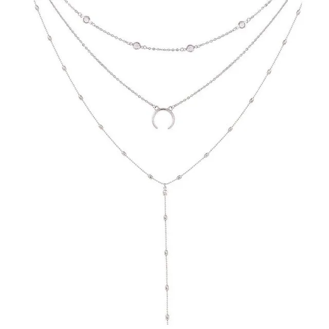 Boho Moon Choker Necklace