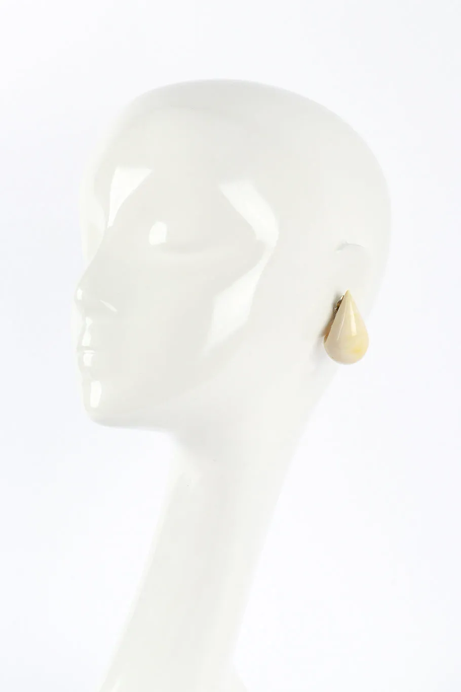 Bone Teardrop Earrings