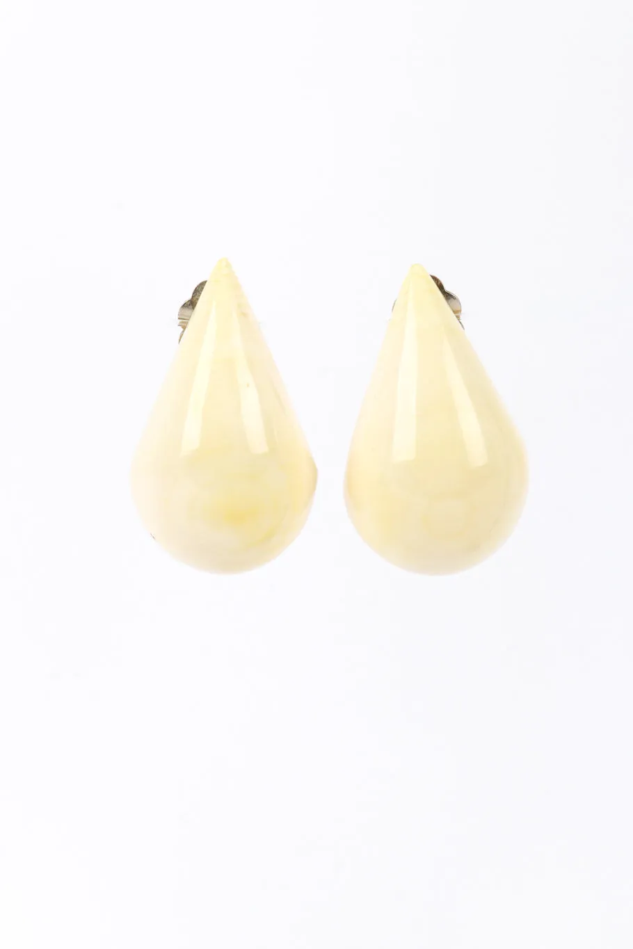 Bone Teardrop Earrings
