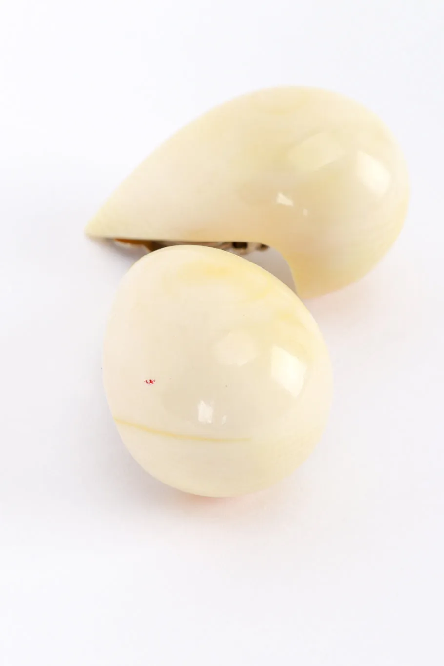 Bone Teardrop Earrings