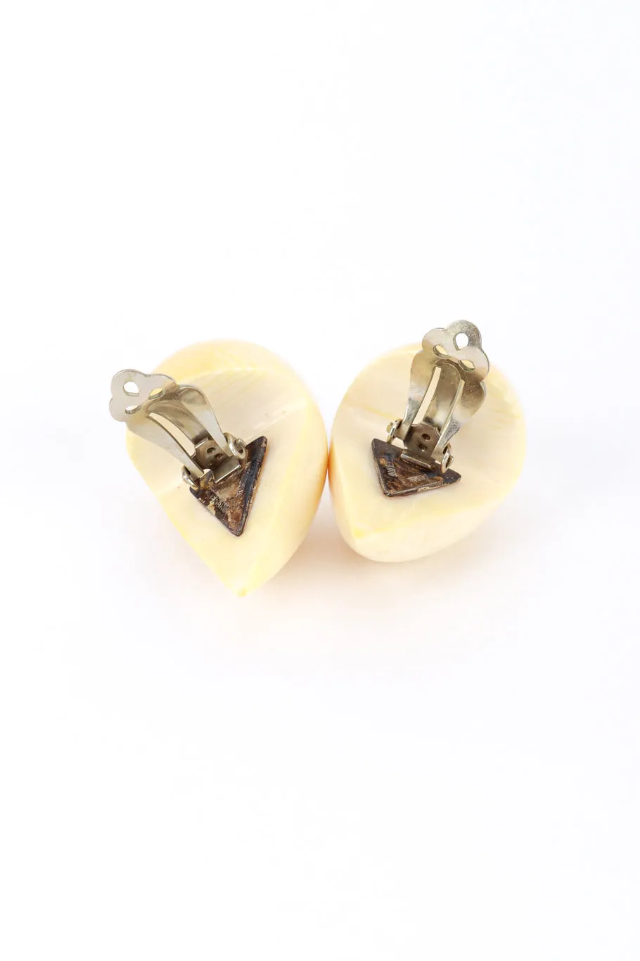 Bone Teardrop Earrings