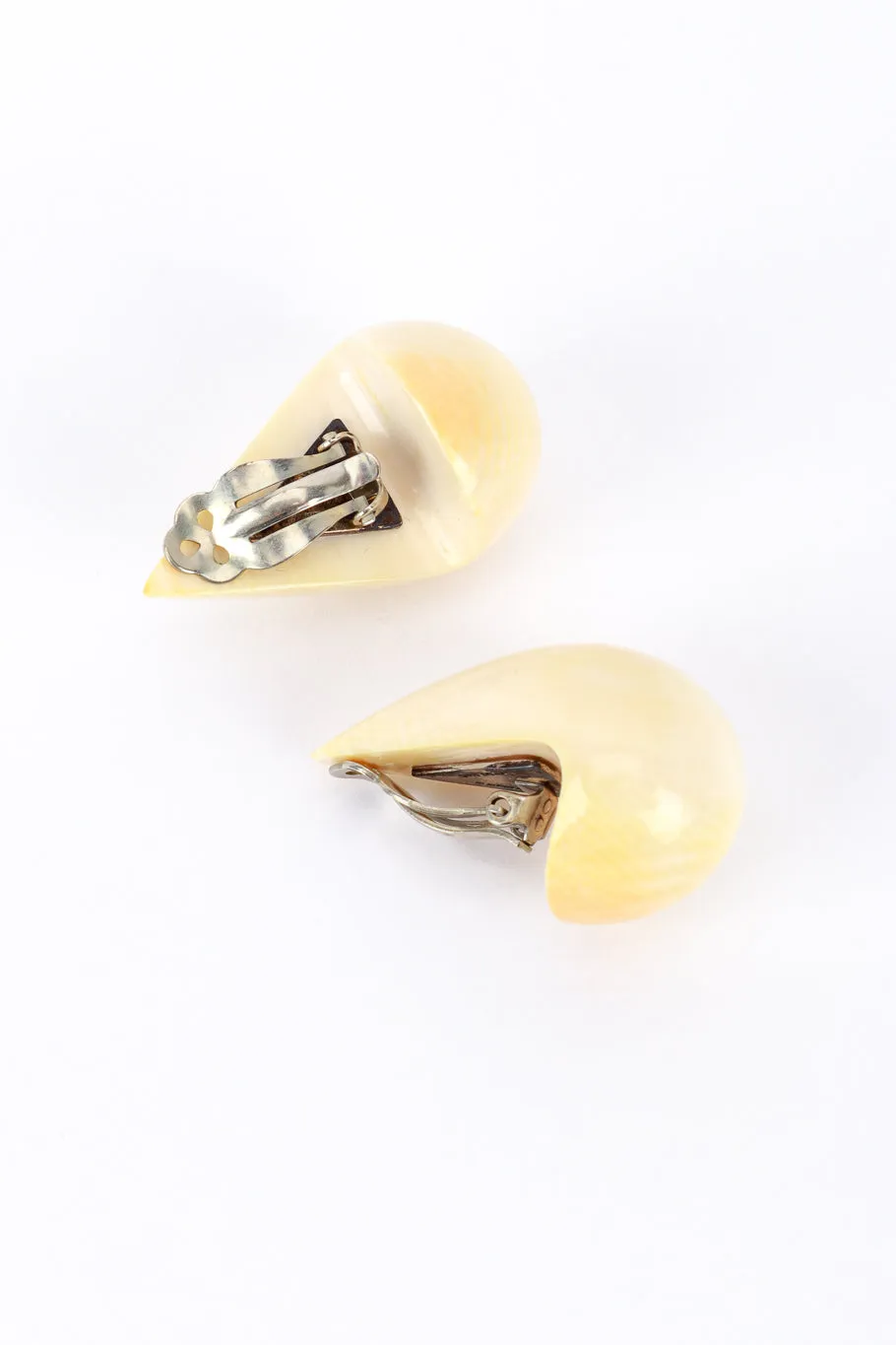 Bone Teardrop Earrings