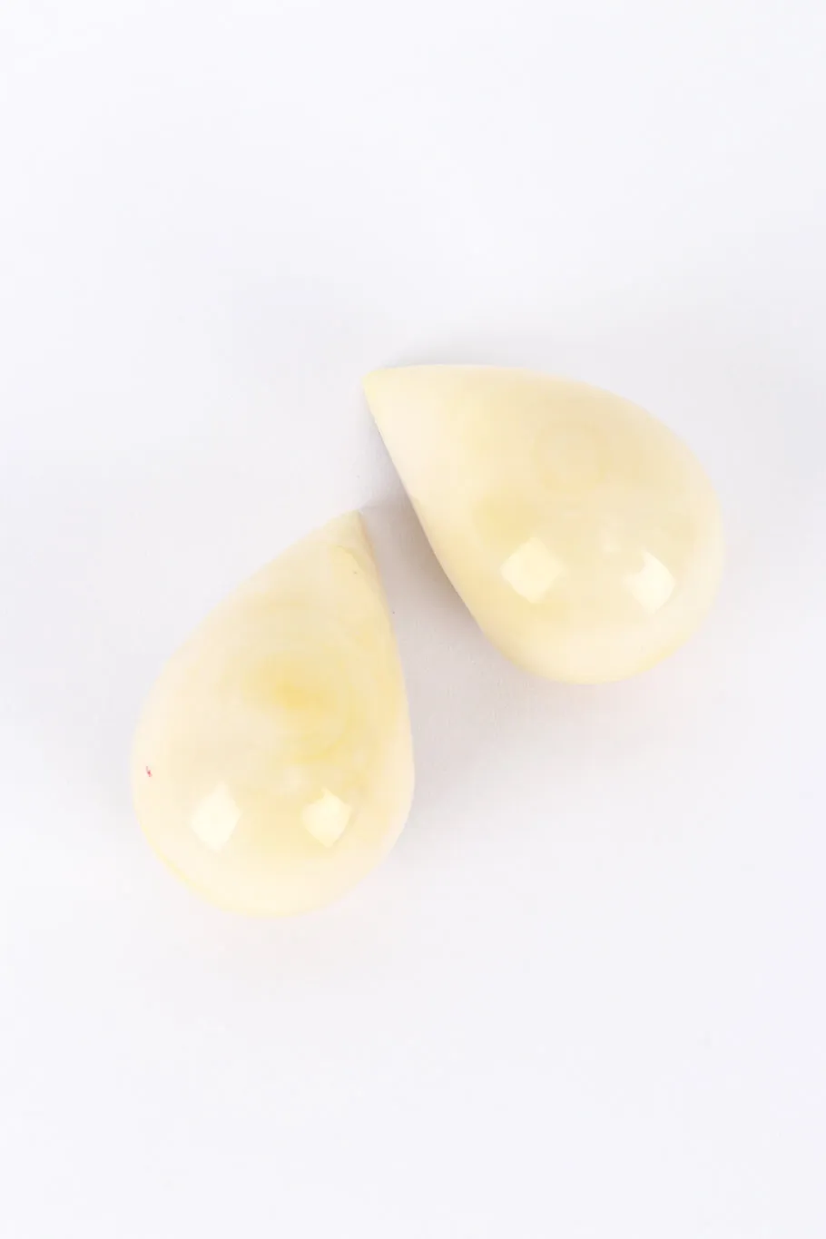 Bone Teardrop Earrings