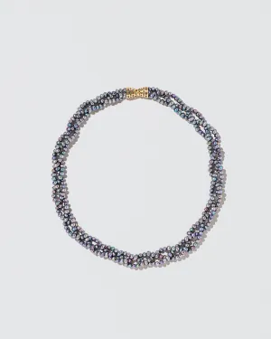 Braided Seed Pearl Choker Necklace