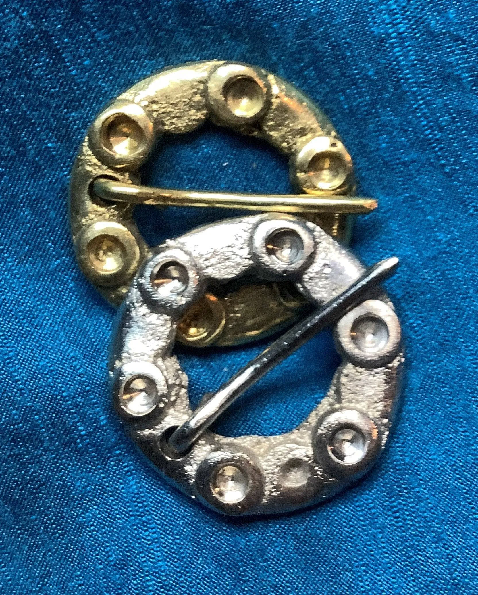 Brass Round Medieval Brooch