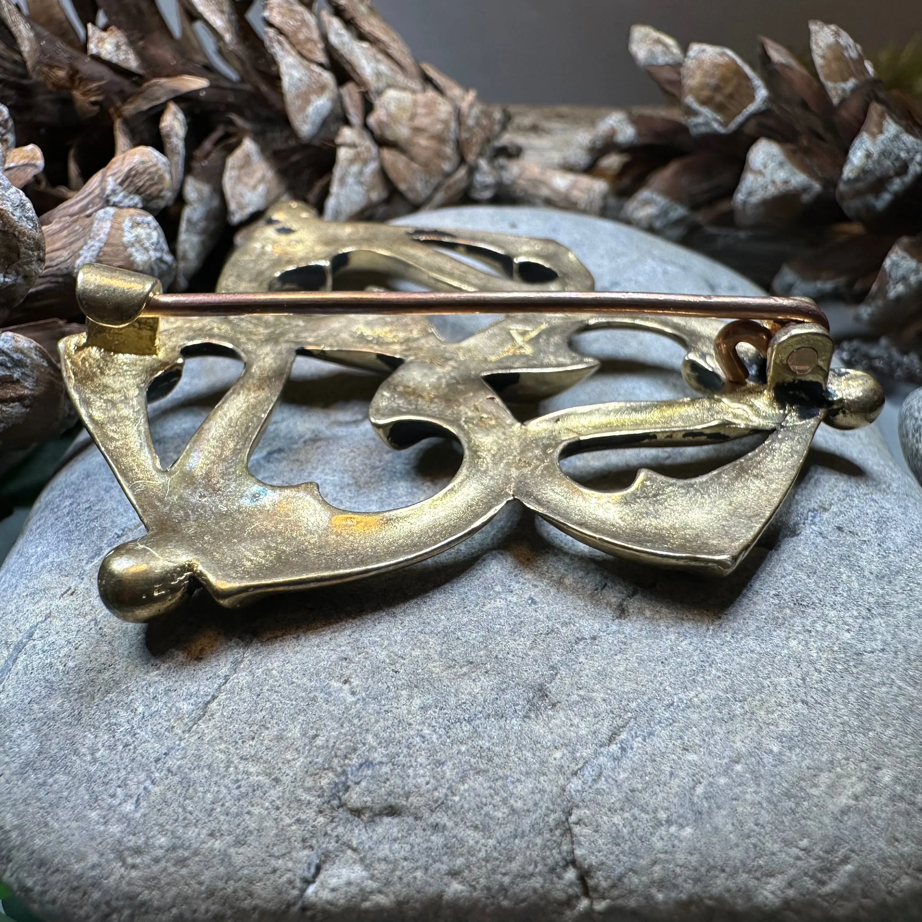 Bronze Roman Triquetra Brooch