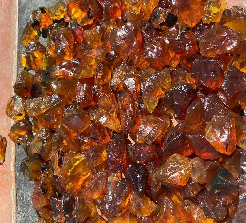 Burma Raw Amber Bermite One Killo Parcel Deal - For Faceting / Cabbing