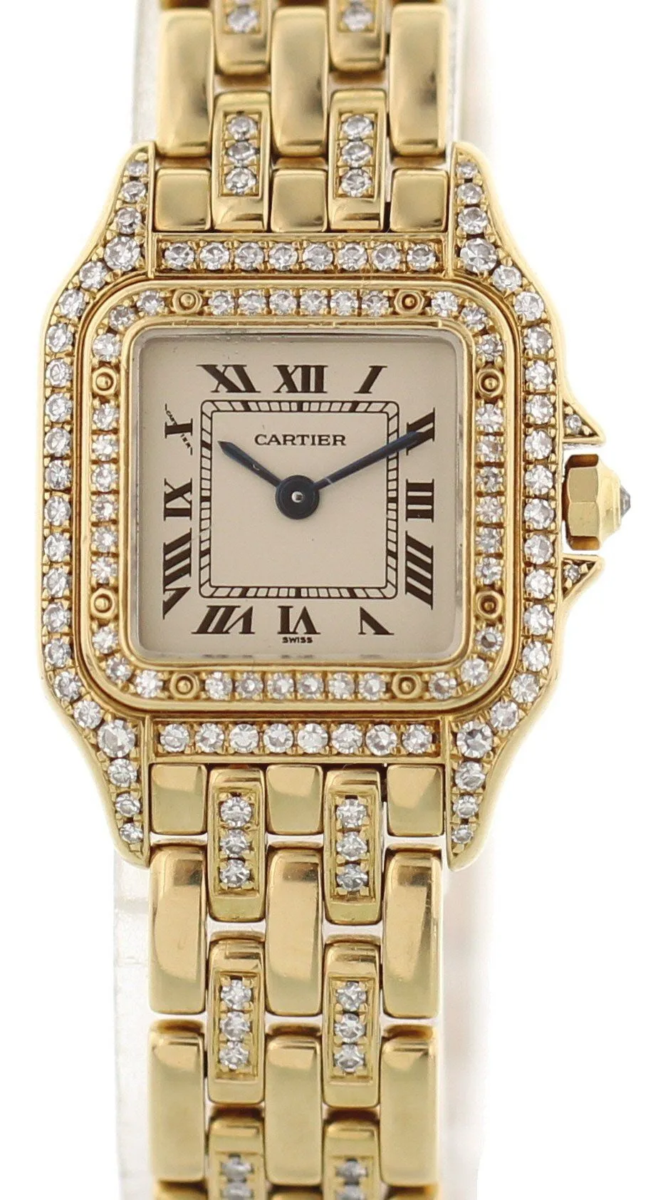Cartier Panthere 1280 2 18k Yellow Gold & Factory Diamonds