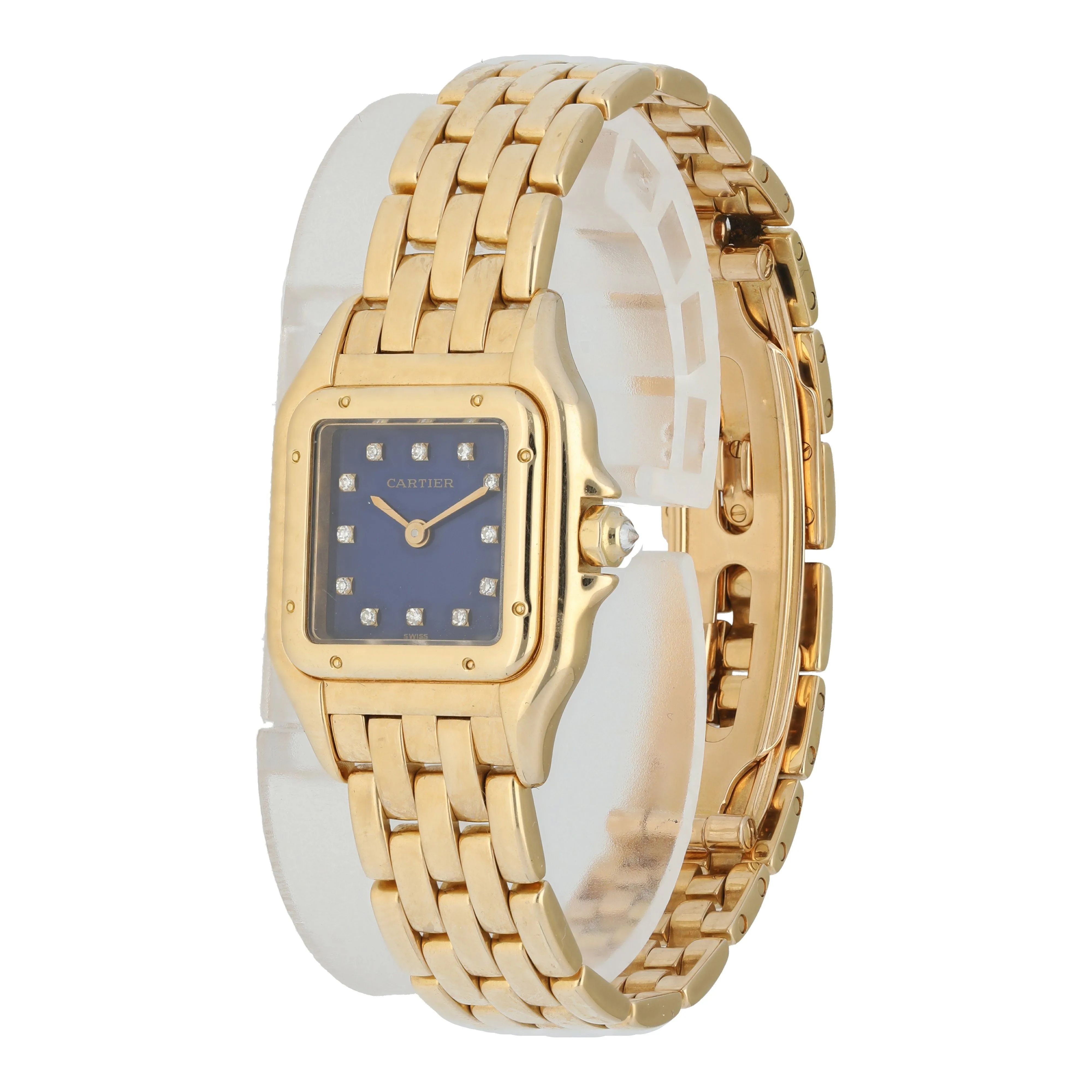 Cartier Panthere 1280 2 Yellow Gold Ladies Watch