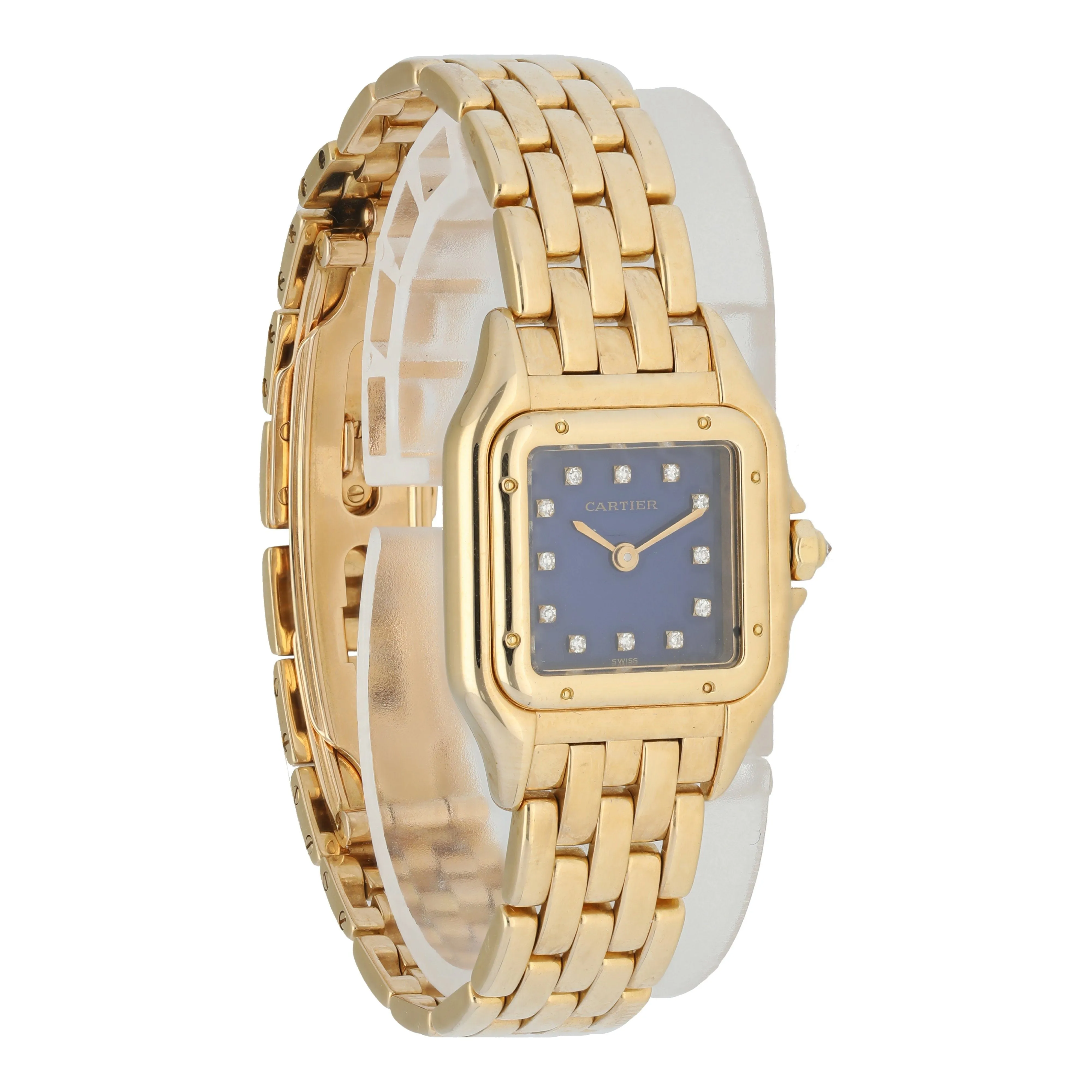 Cartier Panthere 1280 2 Yellow Gold Ladies Watch