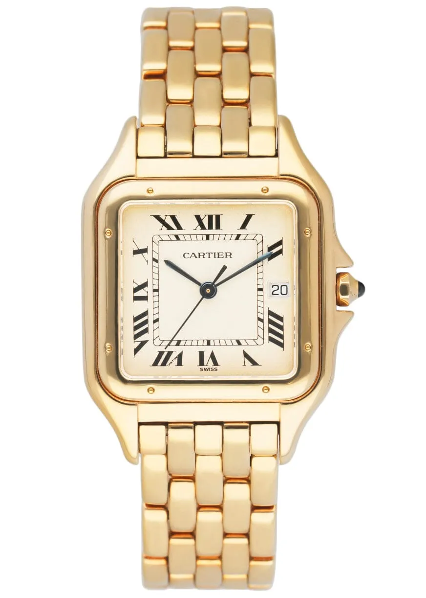 Cartier Panthere Jumbo 83783647 18K Yellow Gold Mens Watch