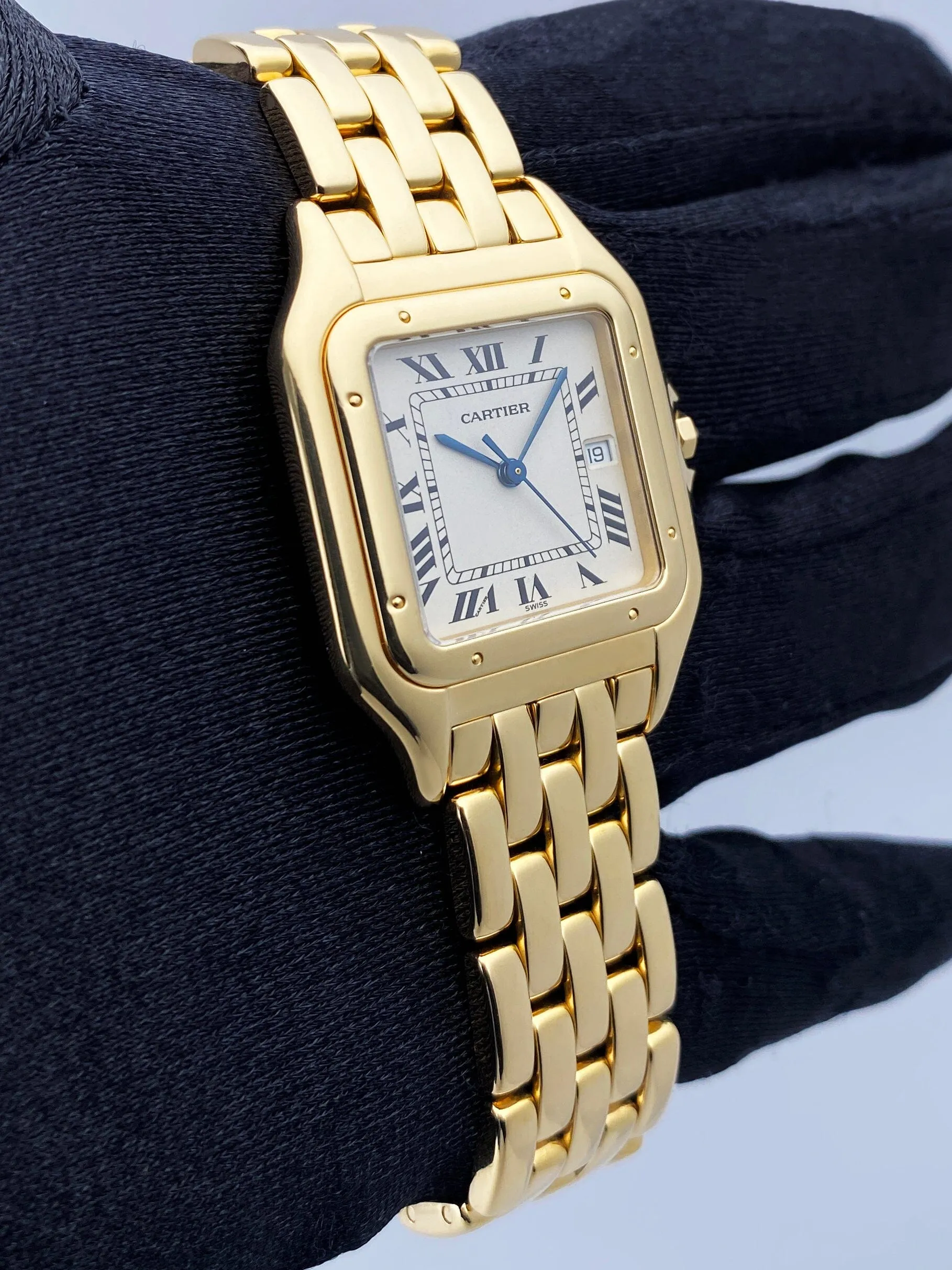 Cartier Panthere Jumbo 83783647 18K Yellow Gold Mens Watch