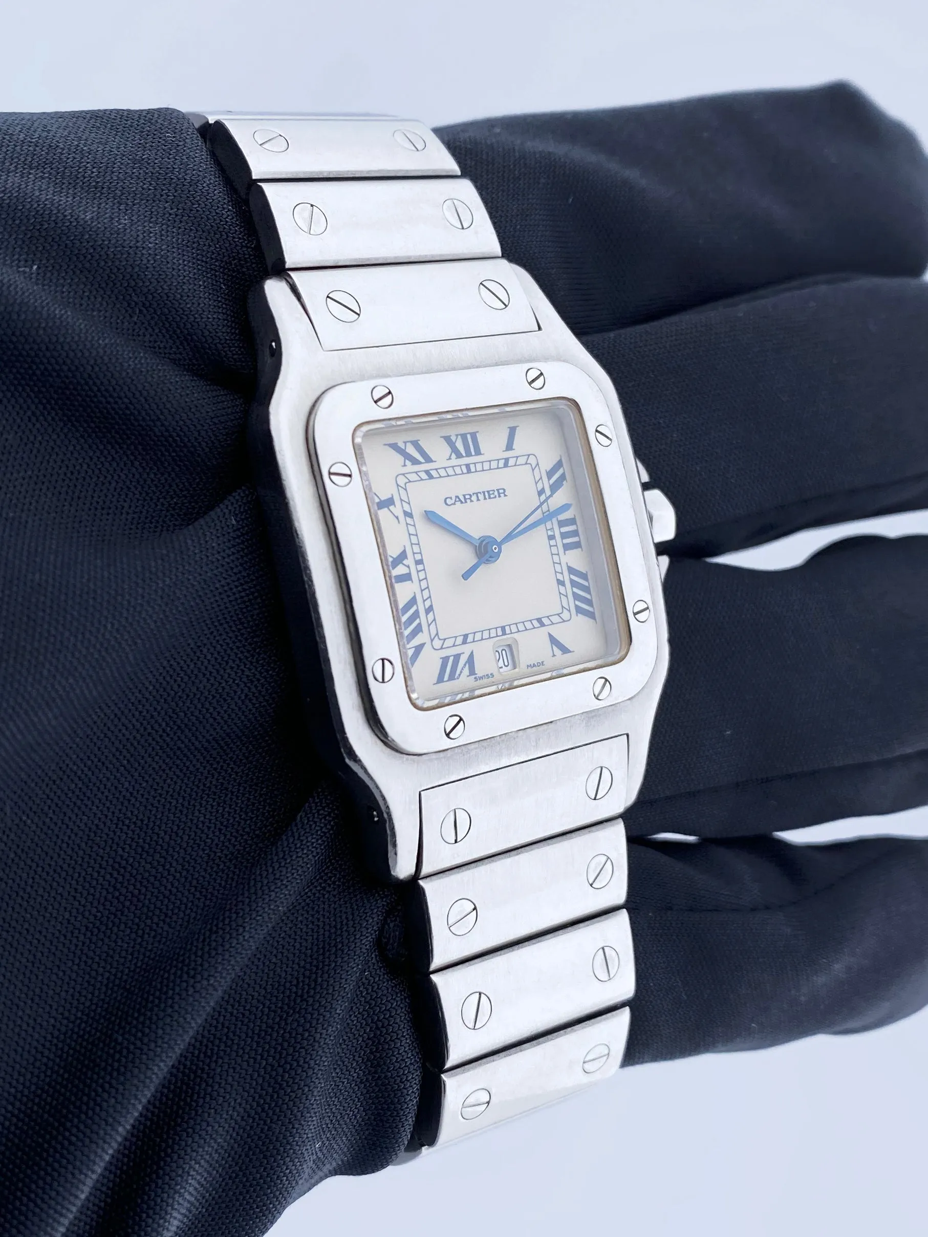 Cartier Santos Galbee 987901 Stainless Steel Mens Watch