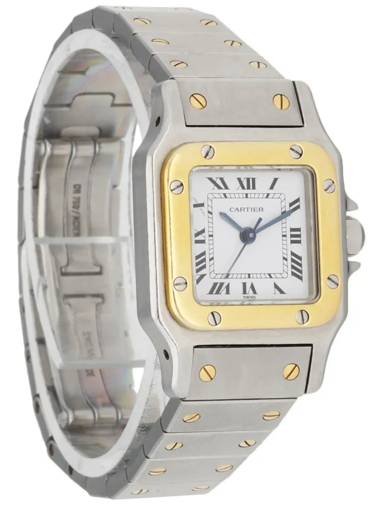 Cartier Santos Galbee Two Tone Ladies Watch
