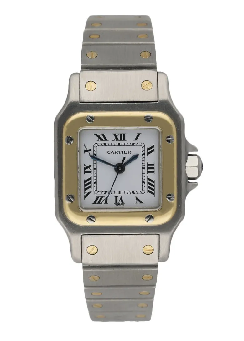 Cartier Santos Galbee Two Tone Ladies Watch