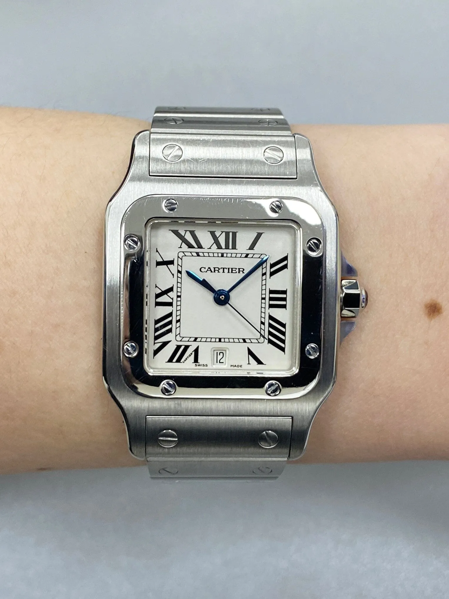 Cartier Santos Galbee W20060D6 Stainless Steel Watch