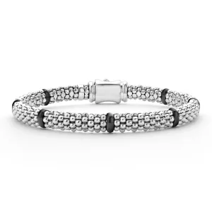 Ceramic Station Caviar Bracelet | 6mm