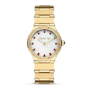 Cerruti 1881 Rendinara Ladies White MOP Gold Stainless Steel Watch