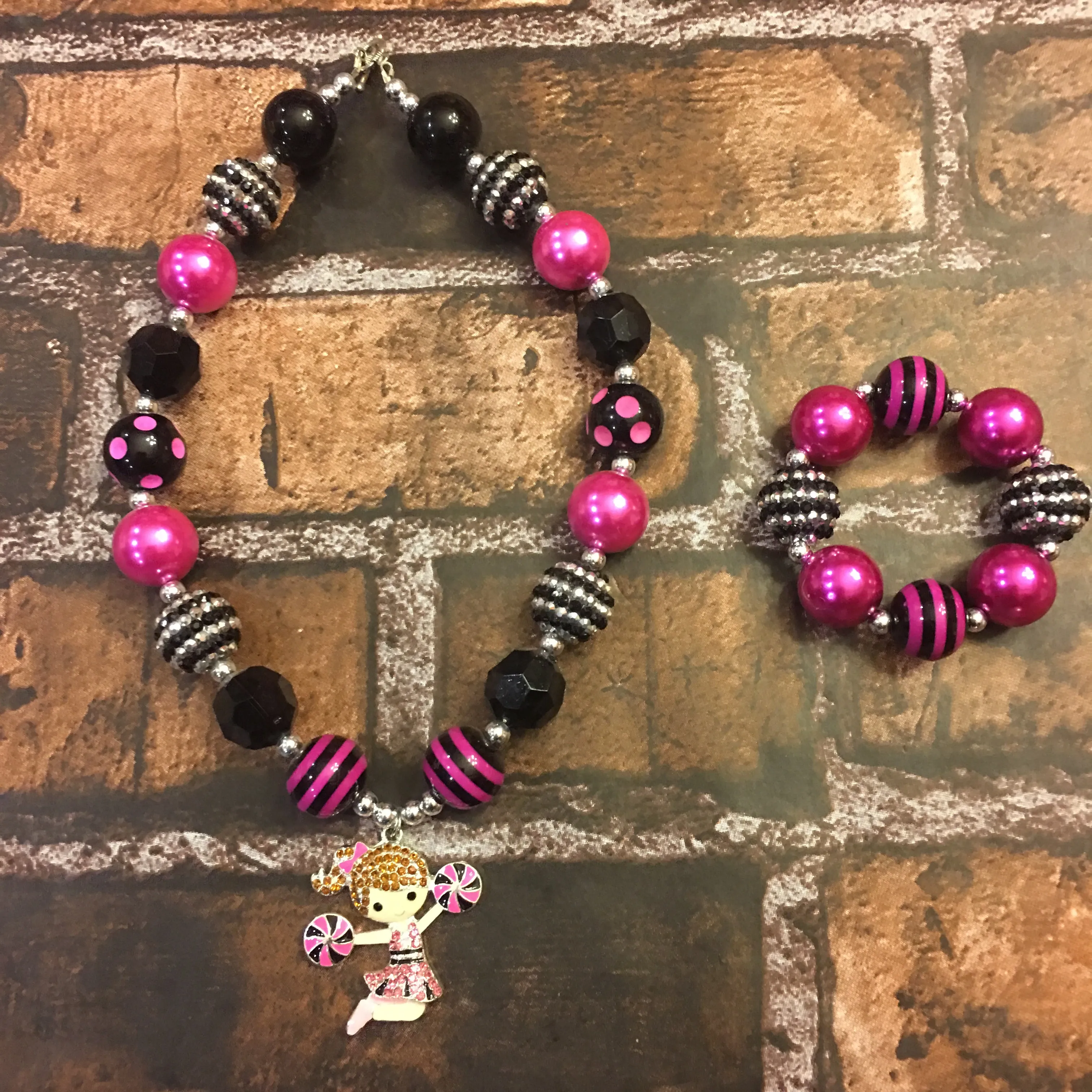 Cheerleader Chunky Necklace
