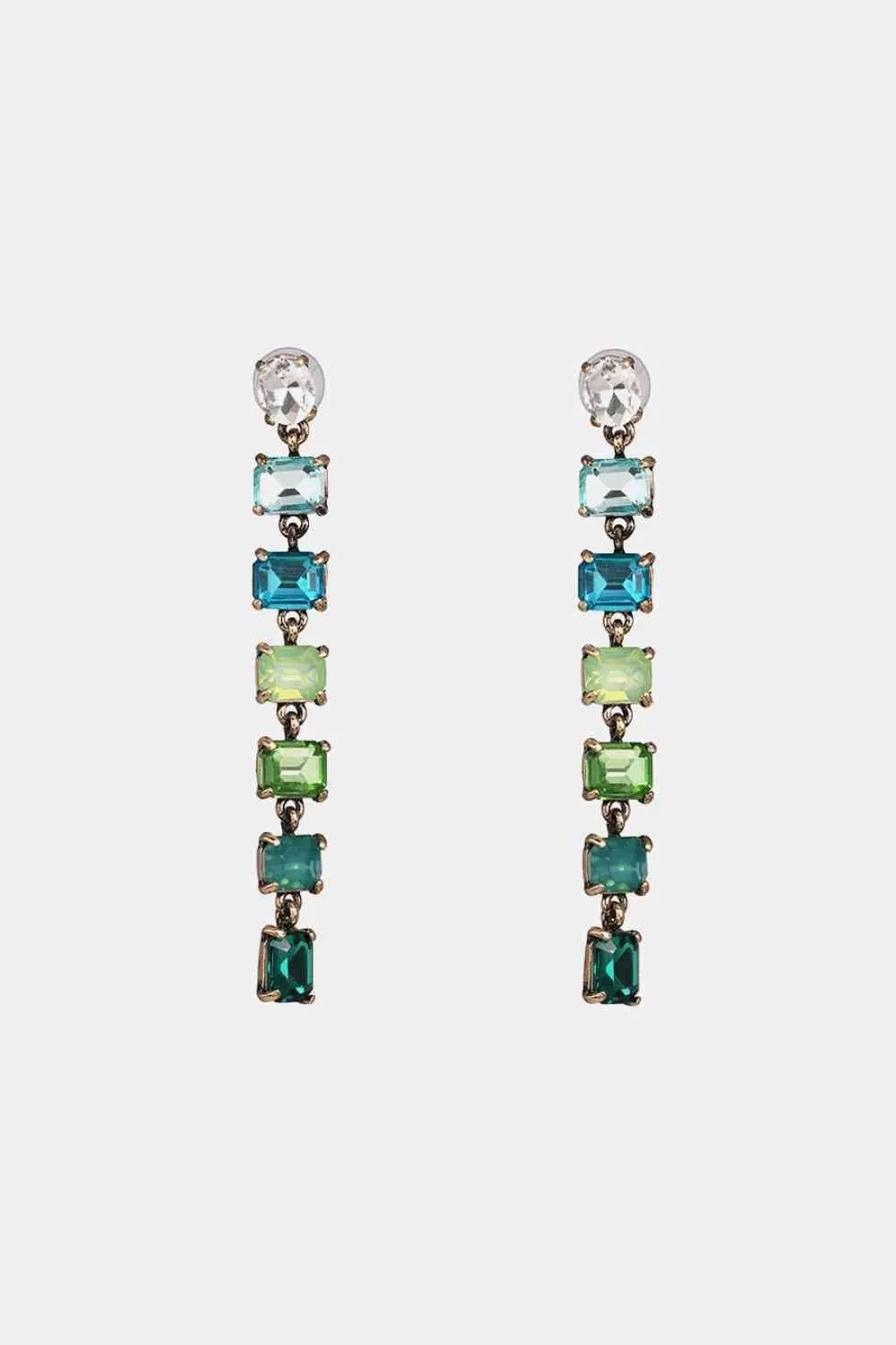 Chic Vibe Resin Geometric Dangle Earrings