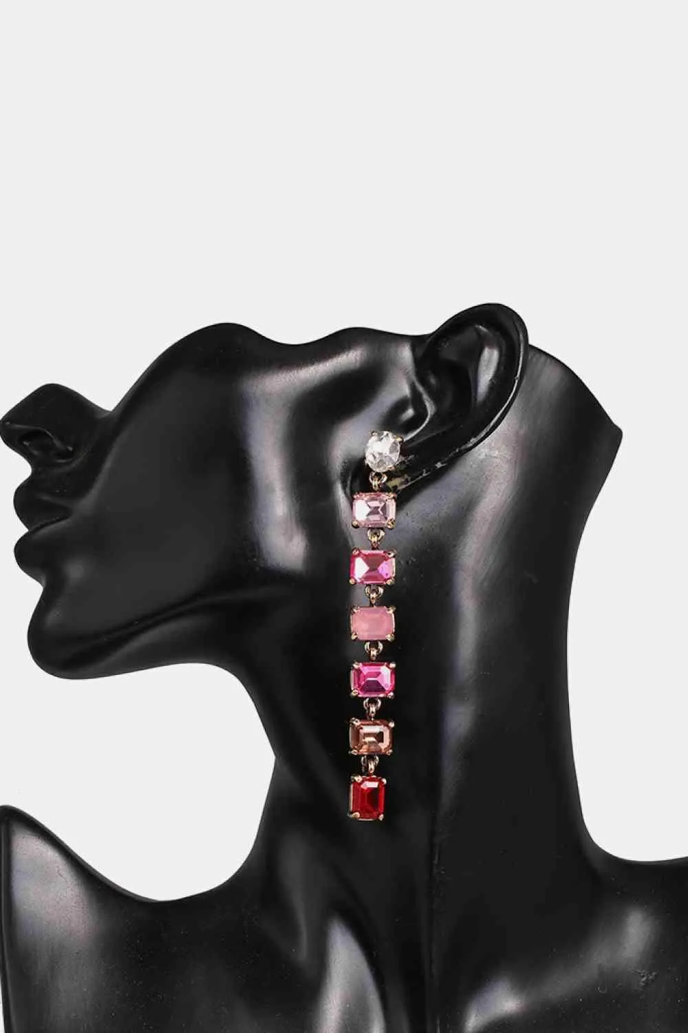 Chic Vibe Resin Geometric Dangle Earrings
