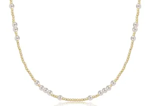 Choker Hope Unwritten - 4mm Pearl