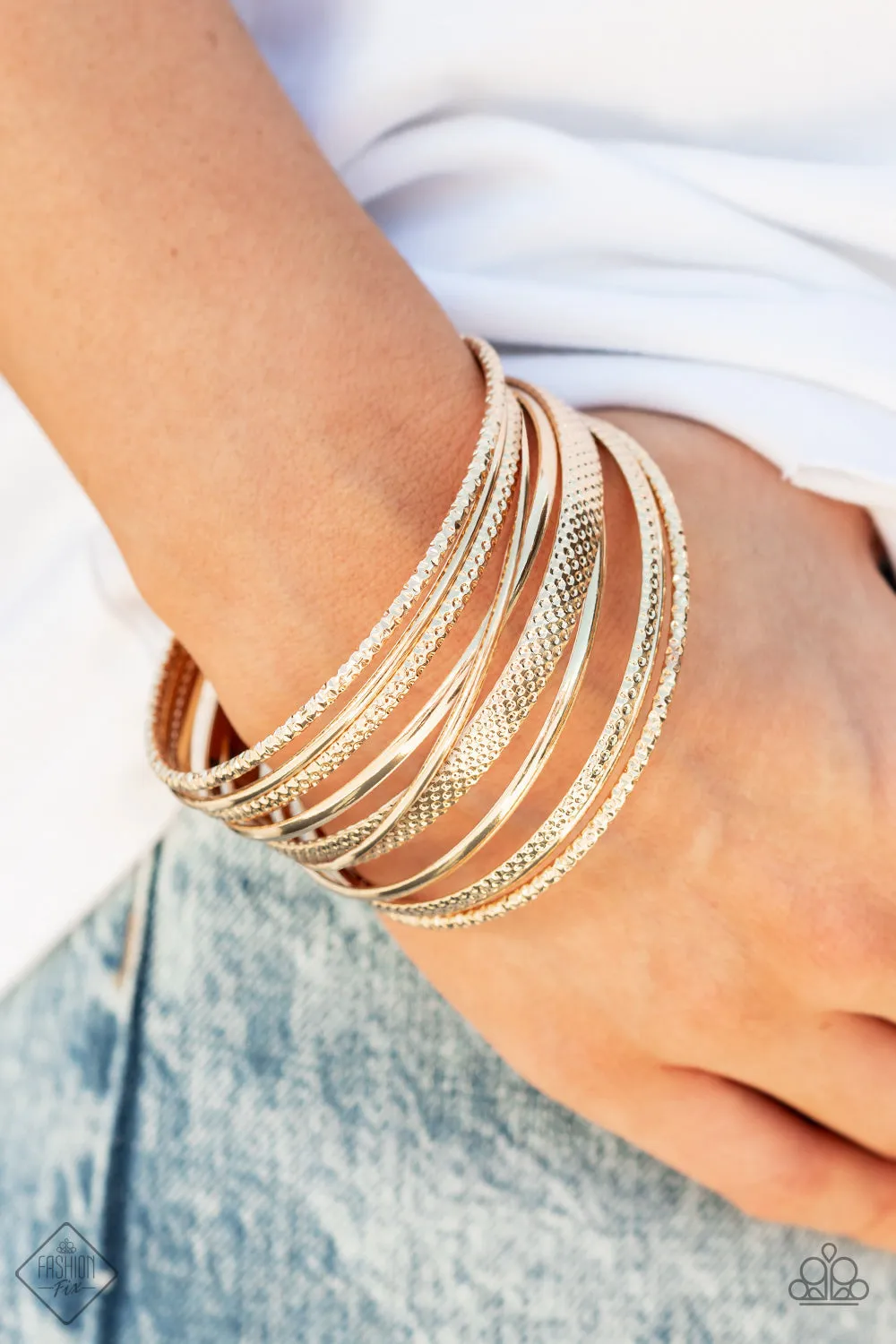 Circlet Circus Gold Bracelets Paparazzi