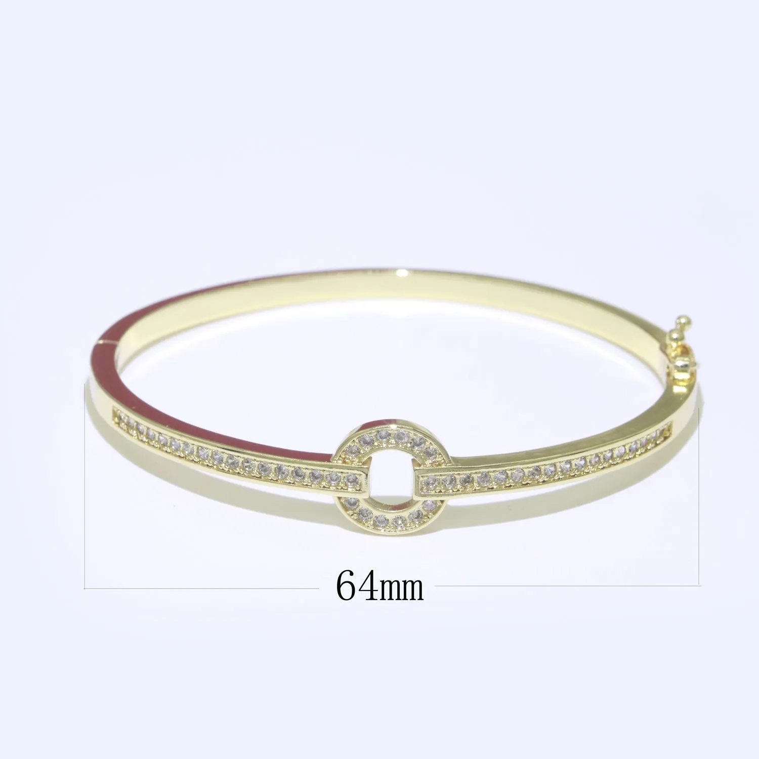 Clearance Pricing BLOWOUT Minimalist Gold Infinity Bracelet Cubic Zirconia Bracelet for Women Trendy Jewelry WA-064