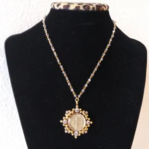 Cloister Crystal Choker, gold (CK:CC-bg-b745-a1)