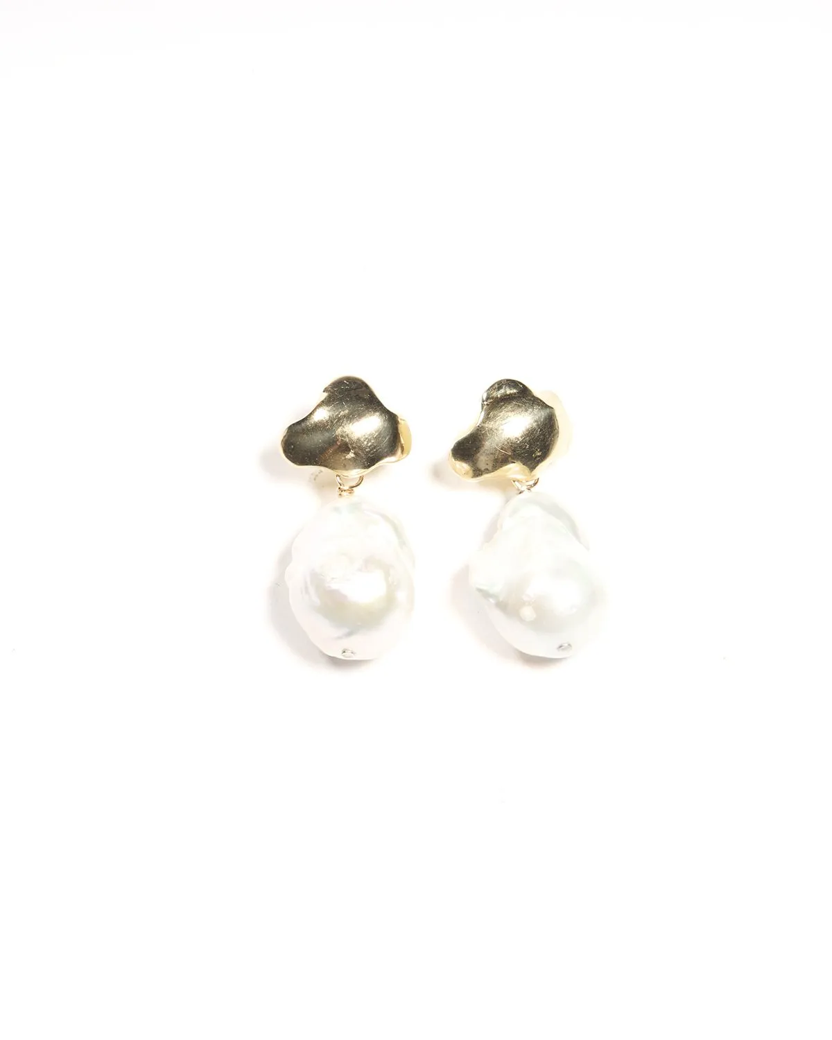 cloud pearl earrings