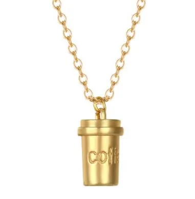 Coffee Cup Necklace