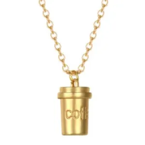 Coffee Cup Necklace