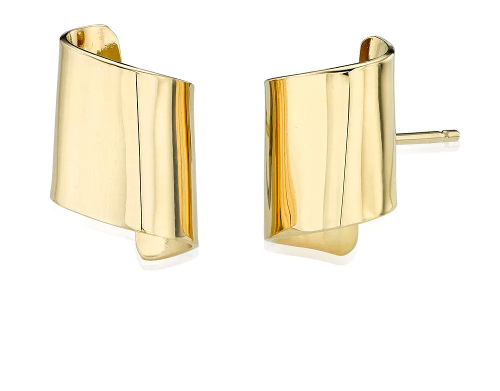 Coils stud earrings