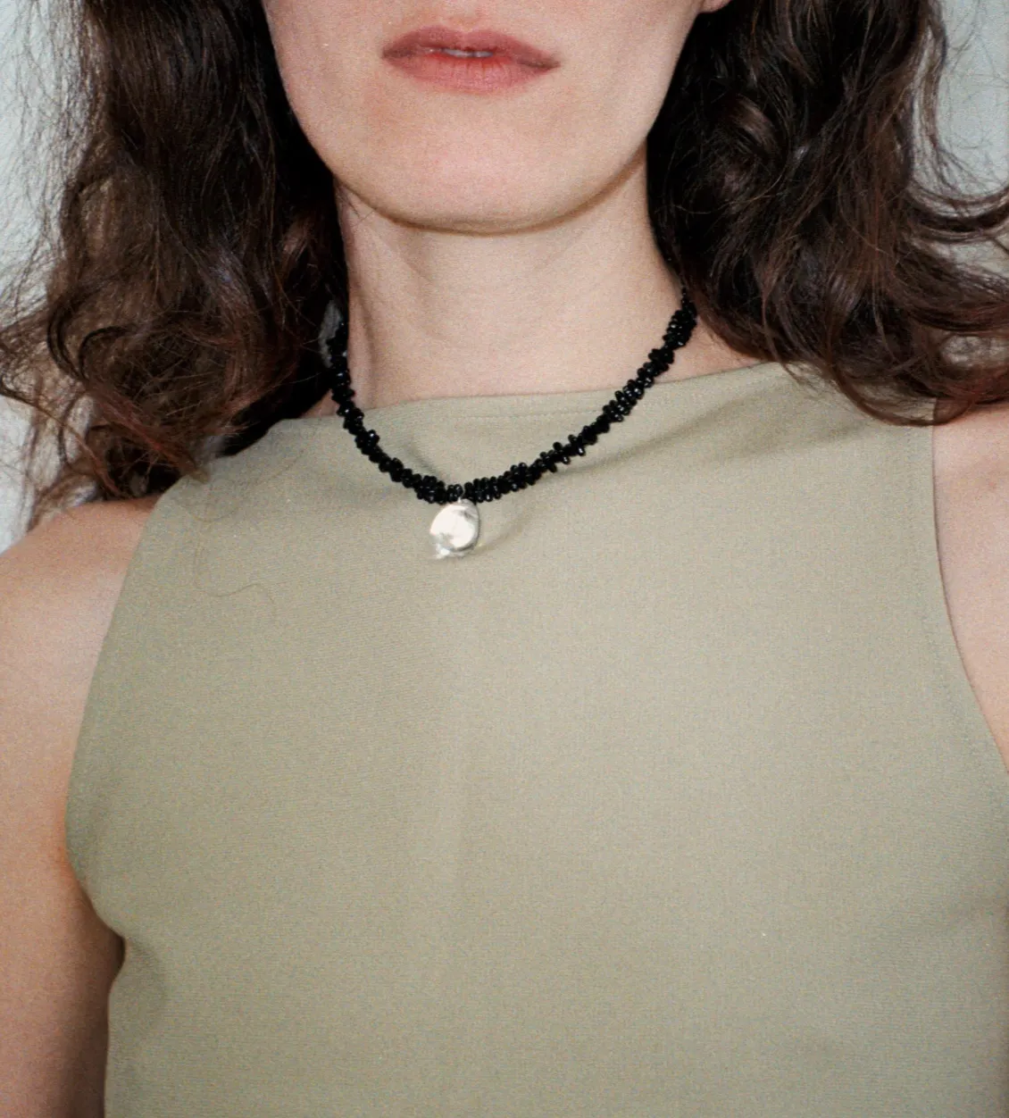 Corail Necklace Black/ Clear
