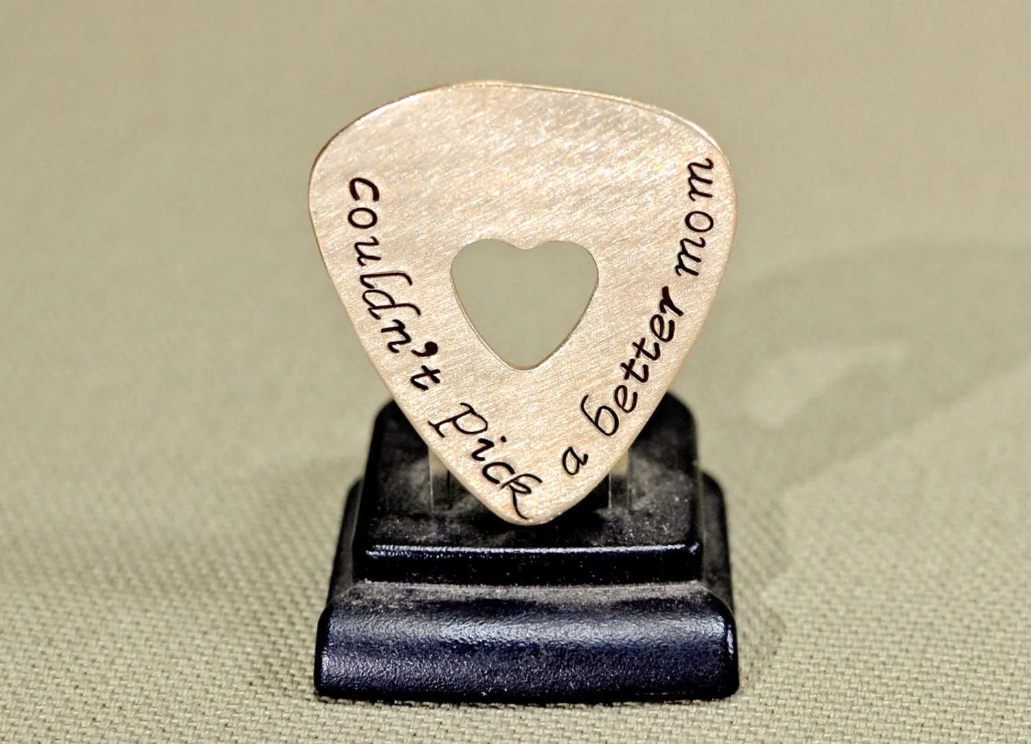 Couldn't pick a better mom guitar pick in bronze