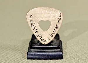 Couldn't pick a better mom guitar pick in bronze