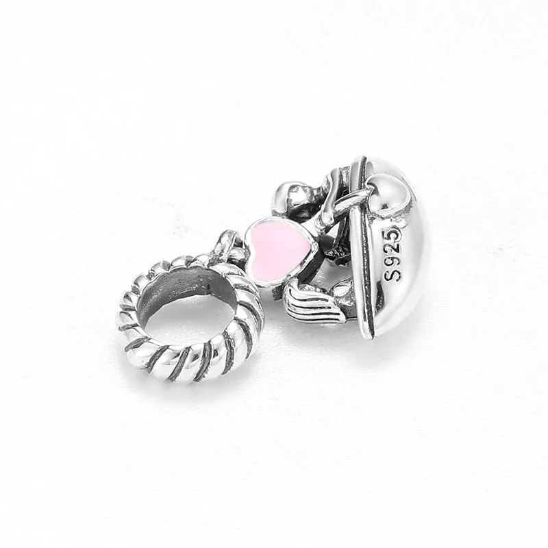 Couple in Boat Pendant Charm