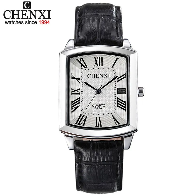 Couple Woman&amp;men Casual Watches Luxury Brand Square Dial Fashion Leather Strap Lover&#39;s Dress Quartz Watch Relogios Femininos