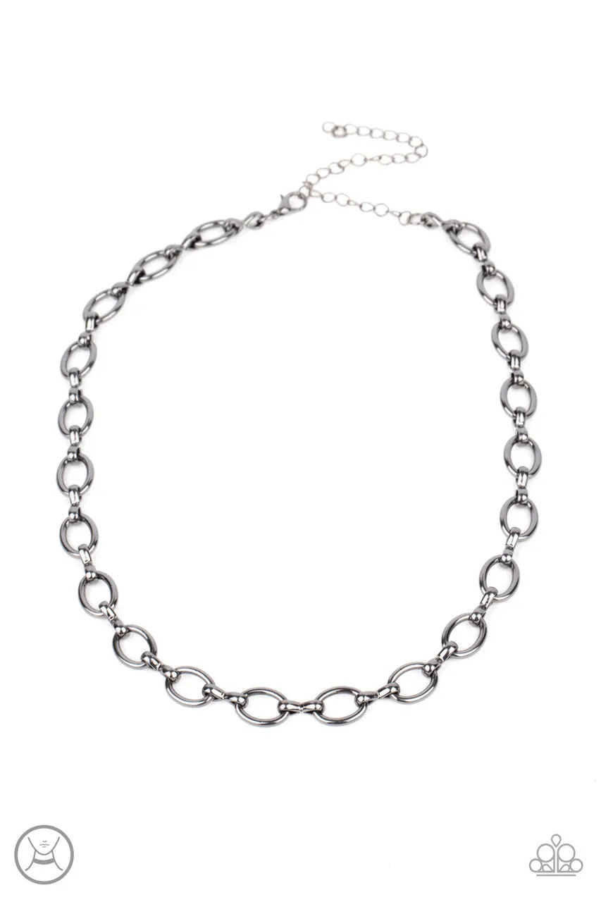 Craveable Couture Black Paparazzi Choker Necklace