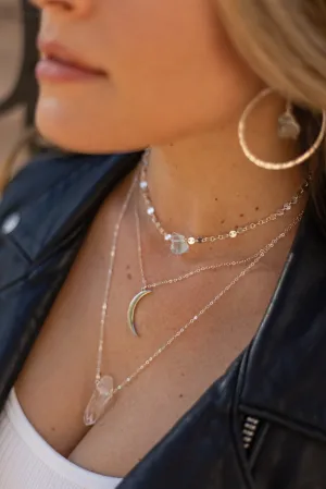 Creating My Dreams Layering Silver Necklace Set